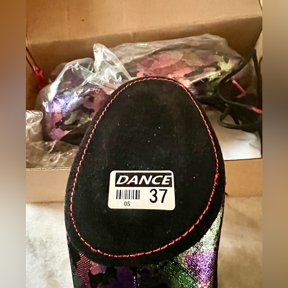 Ballroom Practice Salsa Swing Professional Dance Shoes Sz 7/37 - Picture 4 of 9